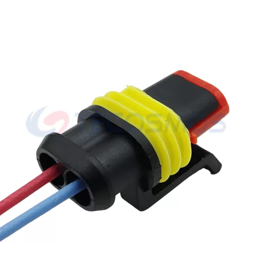 Auto Parts Car Outdoor Temperature 0021 Black Connector for Buick Delphi 2-pin Female CT2-0205m - image 6